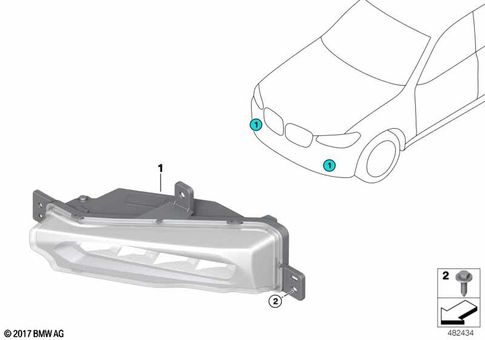 Fog Lights for 2017 BMW X3 30iX #0
