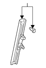 1F7057960B00 - : 2004-2008 Mazda - Seat Belt Height Adjuster for Mazda: B2300, B3000, B4000 Image