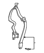 ZZR25763007 - : 1999-2000 Mazda - Retractor Assembly for Mazda: B2500, B3000, B4000 Image