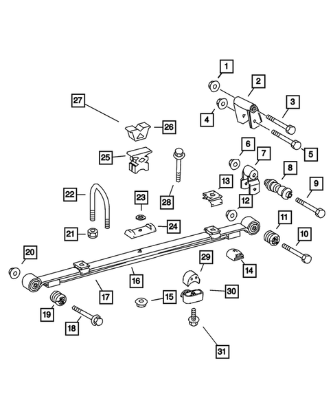 Rear Suspension for 2007 Dodge Sprinter 3500 #0