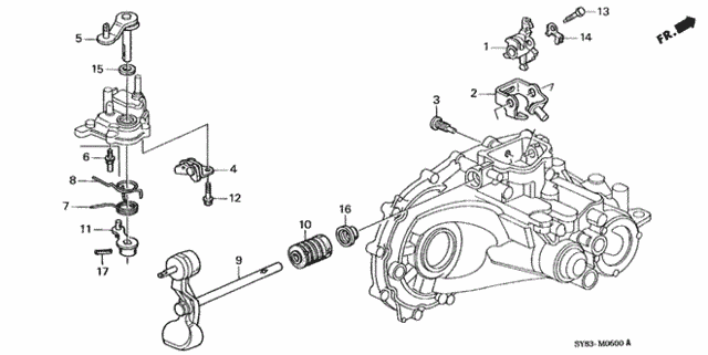 MT Shift Arm - Shift Lever for 1997 Acura CL #0