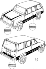 55005209 - Body: Belt Weather-strip for Jeep: Cherokee Image