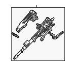 32303450159 - Steering: Column Assembly for BMW: 323Ci, 323i, 325Ci, 325i, 325xi, 328Ci, 328i, 330Ci, 330i, 330xi, M3, X3 Image