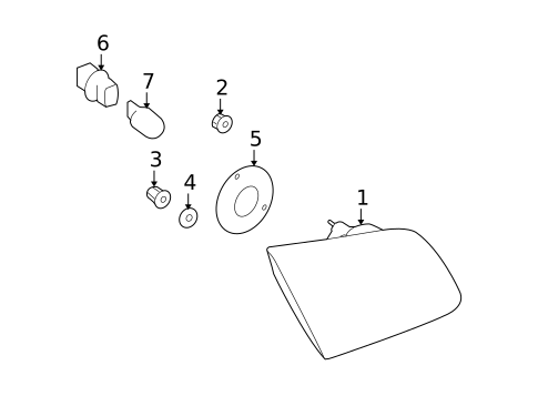Bulbs - Chassis for 2012 Subaru Legacy #2