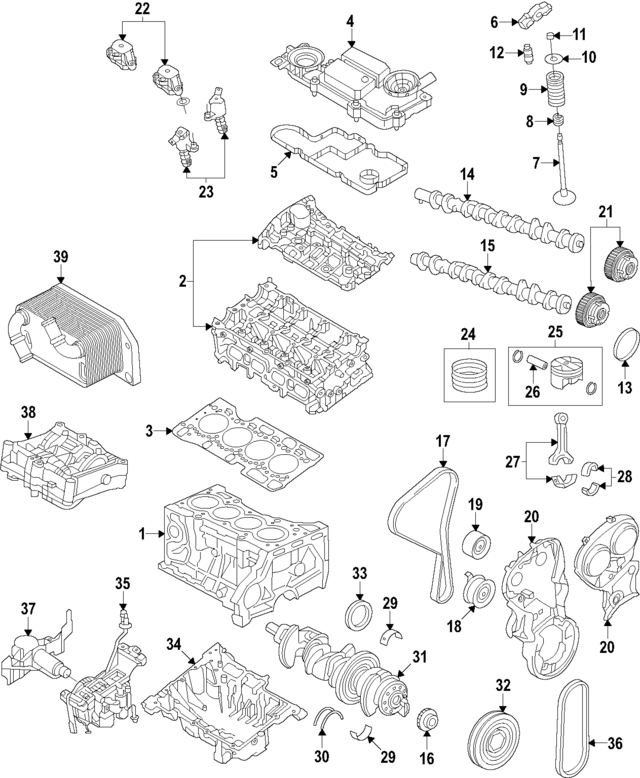 32213900 - : Exhaust Camshaft for Volvo Image
