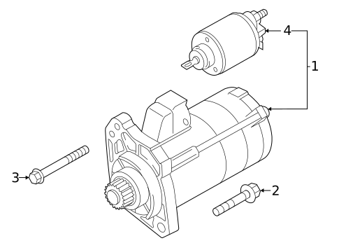 Starter for 2015 Audi RS7 #0