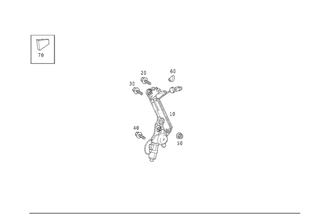 1709840029 - Windows: Screw for Mercedes-Benz Image image