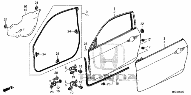 Door Panels for 2016 Honda Civic #0