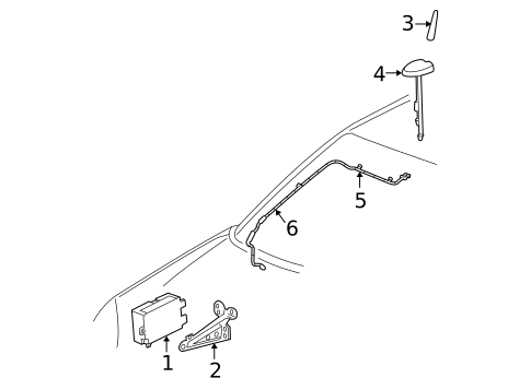 Interior Trim - Roof for 2009 Pontiac G6 #4