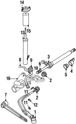 51361SB6931 - Suspension: Radius Arm for Honda: Civic Image