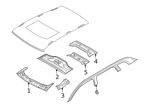 Roof & Components for 2010 Audi A3 Quattro #0