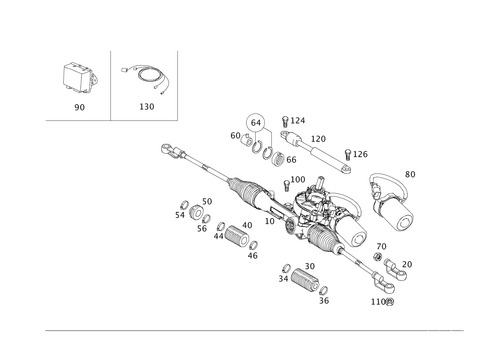 Steering Gear for 2009 Smart Fortwo #0