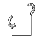 58305C6A00 - : Brake Shoes for Kia: Sorento Image