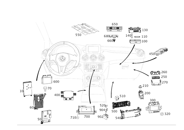 172982002565 - Electrical Equipment and Instruments: Battery Pack for Mercedes-Benz Image