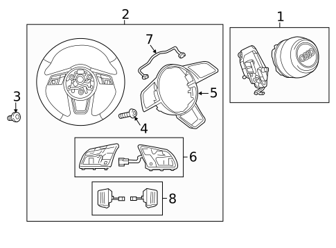 Switches, Solenoids & Actuators for 2017 Audi A3 Quattro #1