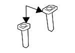 8534163J10V6N - Body: Headrest Guide for Suzuki Image