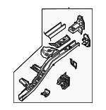 7P0803402A - Body: Side Rail Assembly for Volkswagen Image