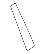 863912V000 - Body: Black Out Tape for Hyundai: Veloster Image