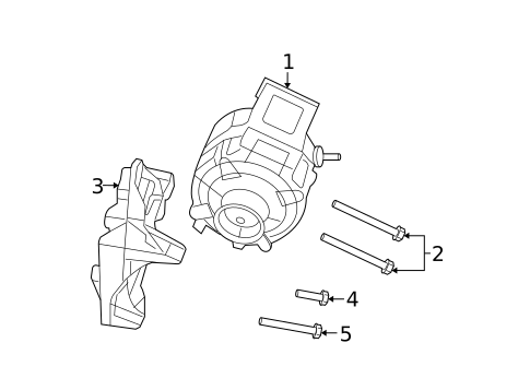 Alternator for 2010 Chrysler Sebring #1