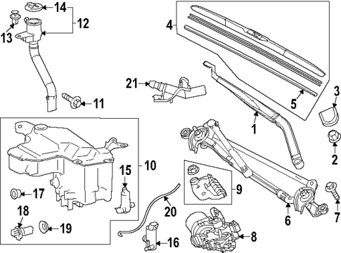 Wiper & Washer Components for 2025 Lexus TX500h #0