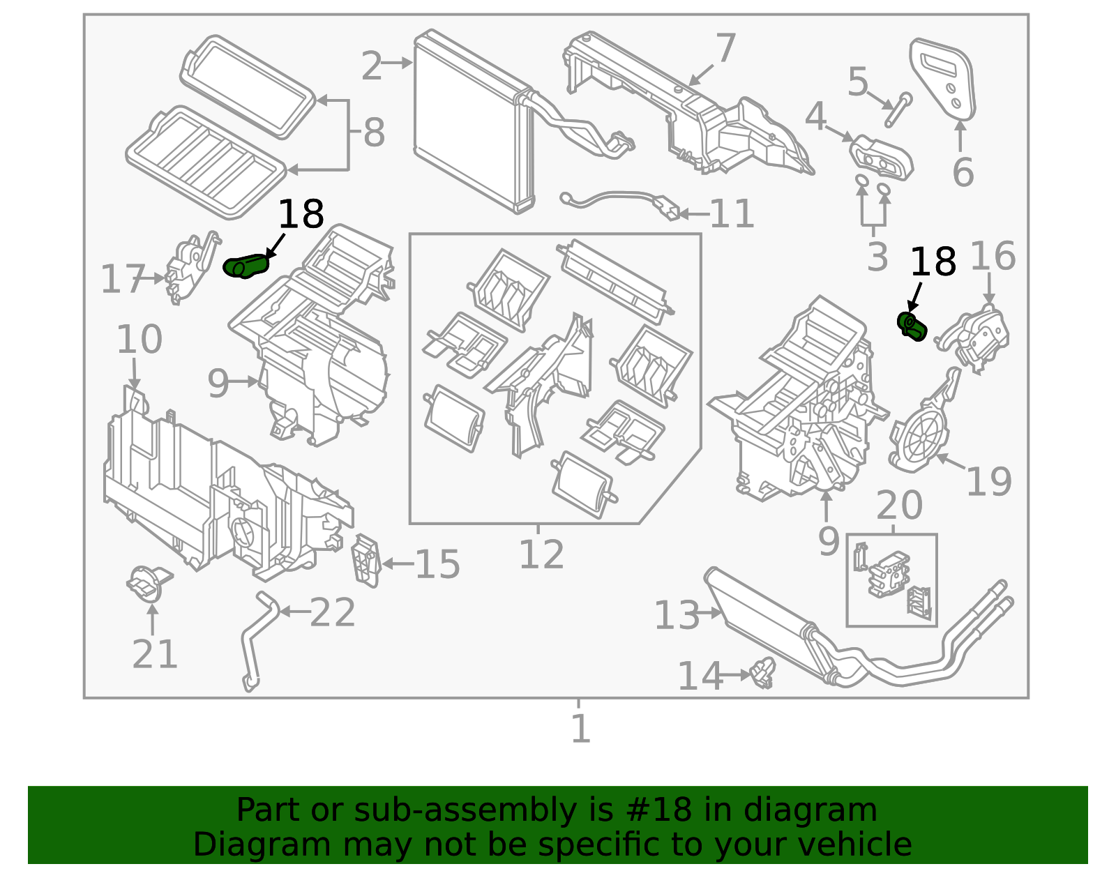 KD47-61-A20 - HVAC Blend Door Link 2013-2025 Mazda | Mazda-Parts