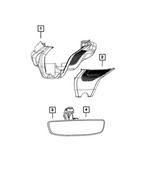 68571274AA - : Inside Rear View Mirror for Mopar Image