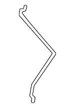 2547220400 - Body: Door Lock Operating Rod for Mercedes-Benz Image