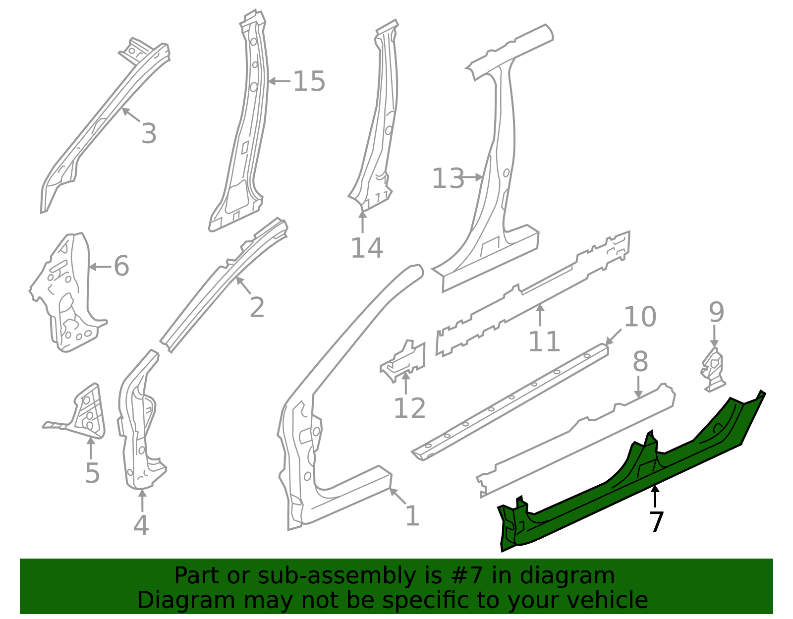 2022-2025 Subaru WRX Rocker Panel 51449VC0209P | OEM Parts Online 2022-2025 Subaru WRX Rocker Panel 51449VC0209P | OEM Parts Online
