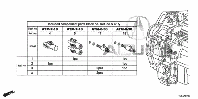 AT Solenoid Valve Set for 2014 Acura TSX #0