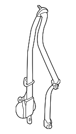 868852W602 - : Lap &amp; Shoulder Belt for Nissan: Pathfinder Image