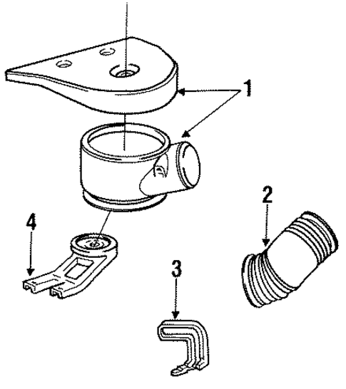Air Intake for 1992 Pontiac Sunbird #0