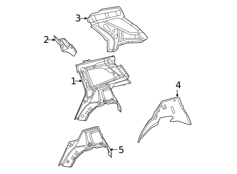 Inner Structure for 2021 Mercedes-Benz GLE 53 AMG&reg; SUV #0