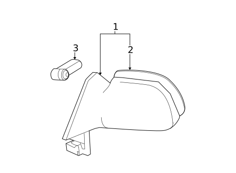 Outside Mirrors for 2005 Toyota Matrix #0
