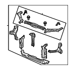 60400S5BE00ZZ - Body: Radiator Support for Honda: Civic Image