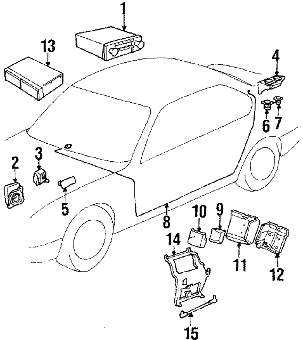 CD Player - BMW (82111467136)