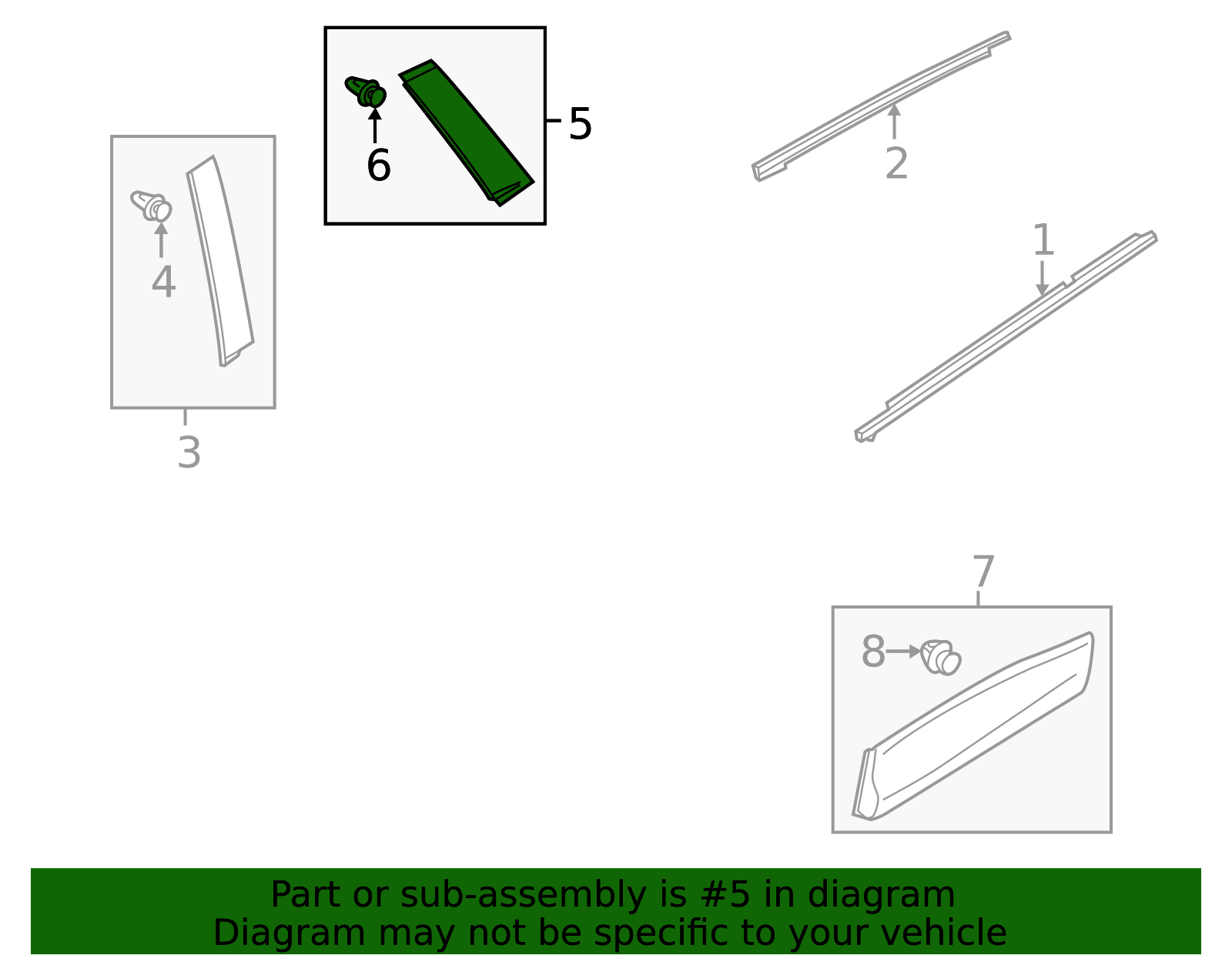 KB8A-50-M60H - 2017-2024 Mazda CX-5 - Rear Applique | Mazda Parts