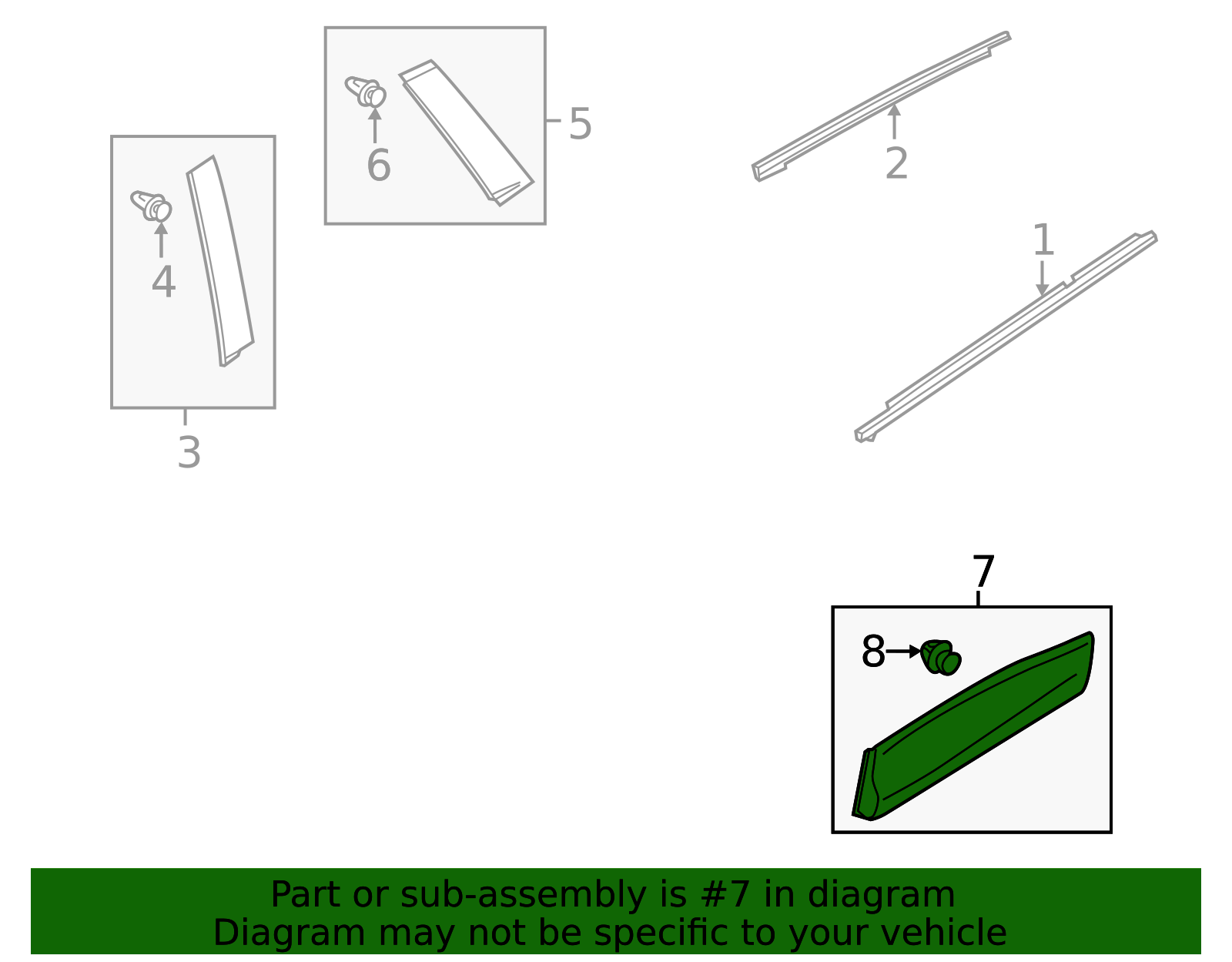 KB7W-51-RC0D - Lower Molding 2017-2025 Mazda CX-5 | Mazda-Parts
