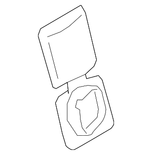4M5Z7452076AA - Body: Roof Opening Trim for Ford Image