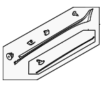 87751L0100 - Body: Rocker Molding for Hyundai: Sonata Image