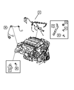 4801491AA - Electrical: Powertrain Wiring for Mopar Image