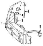 4762256 - Electrical: Lens &amp; Housing for Chrysler: Town &amp; Country Image