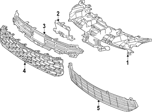 Grille & Components for 2025 Toyota Crown Signia #0