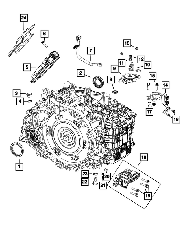 68668253AA - : Transmission Oil Pump for Mopar Image