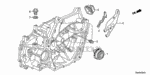22821RF8000 - Transmission - Manual: FORK, CLUTCH RELEASE for Honda Image
