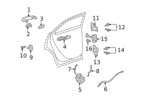 Rear Door for 2011 Chevrolet Equinox #1