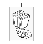 HJE7090ACAEK - : Buckle for Jaguar: XK8, XKR Image