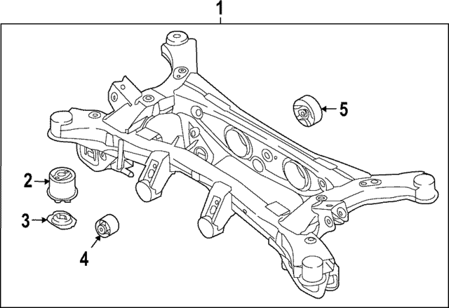 55405K5200 - : Cross-Member for Hyundai Image