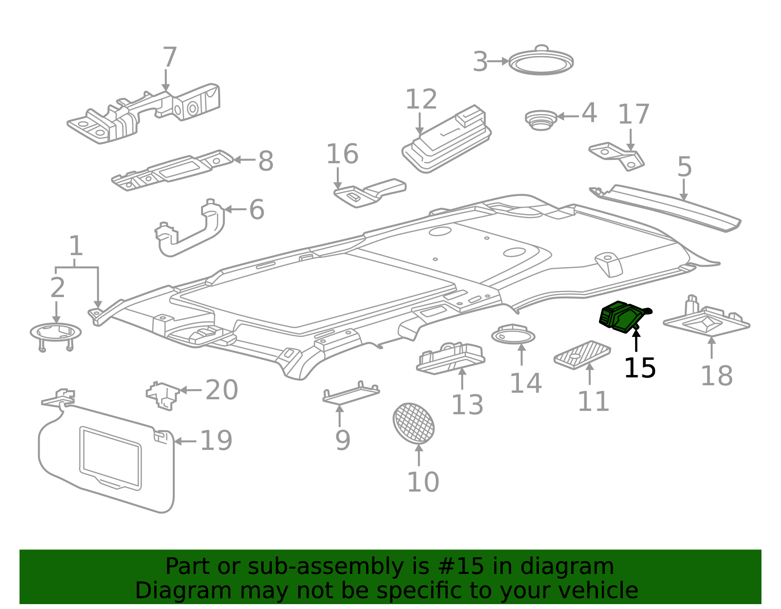 FL3Z-9929024-AK - Coat Hook 2018-2026 Ford | Ford Parts Direct