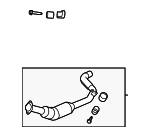 LR073551 - Exhaust: Converter &amp; Pipe for Land Rover: Discovery, Range Rover, Range Rover Sport Image
