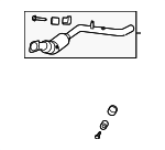 LR073550 - Exhaust: Converter &amp; Pipe for Land Rover: Discovery, Range Rover, Range Rover Sport Image